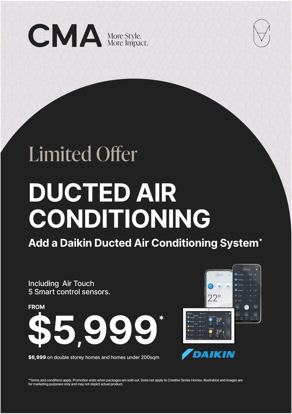 Ducted Air Conditioning promotion brochure