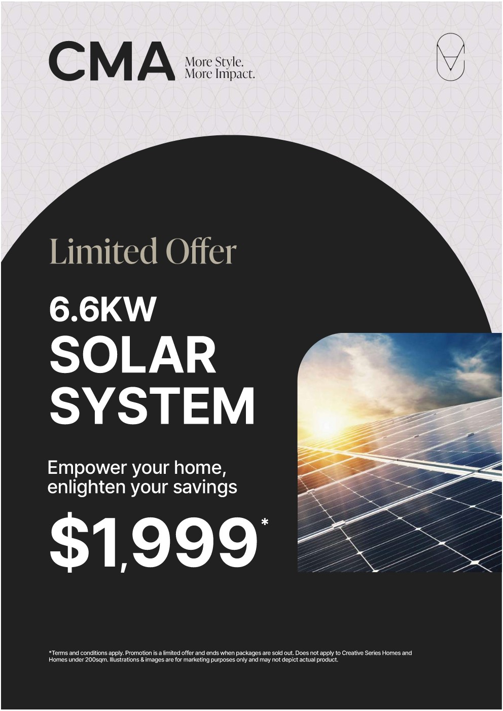 Solar Package promotion brochure