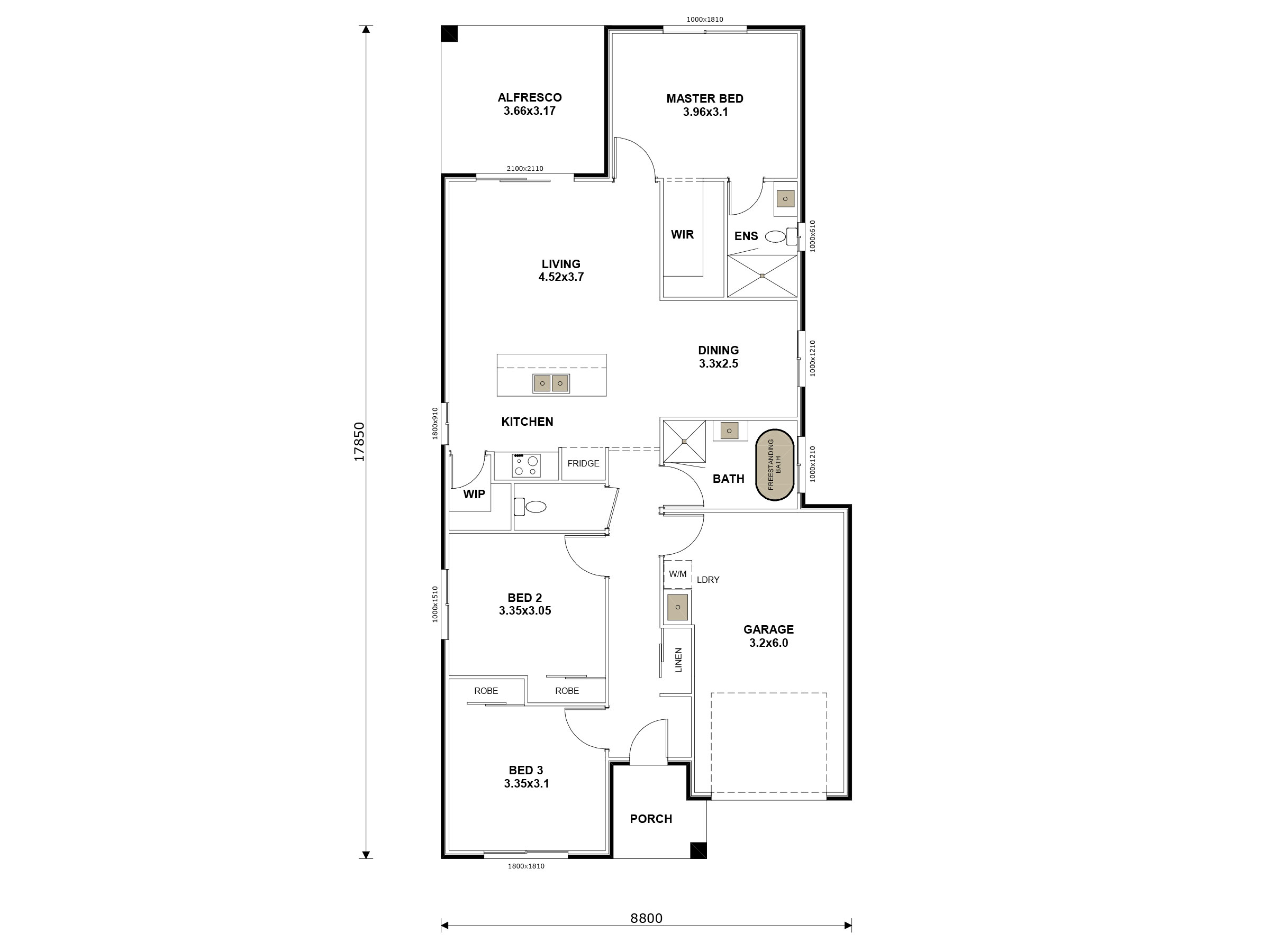 Bella 143 Floor Plan