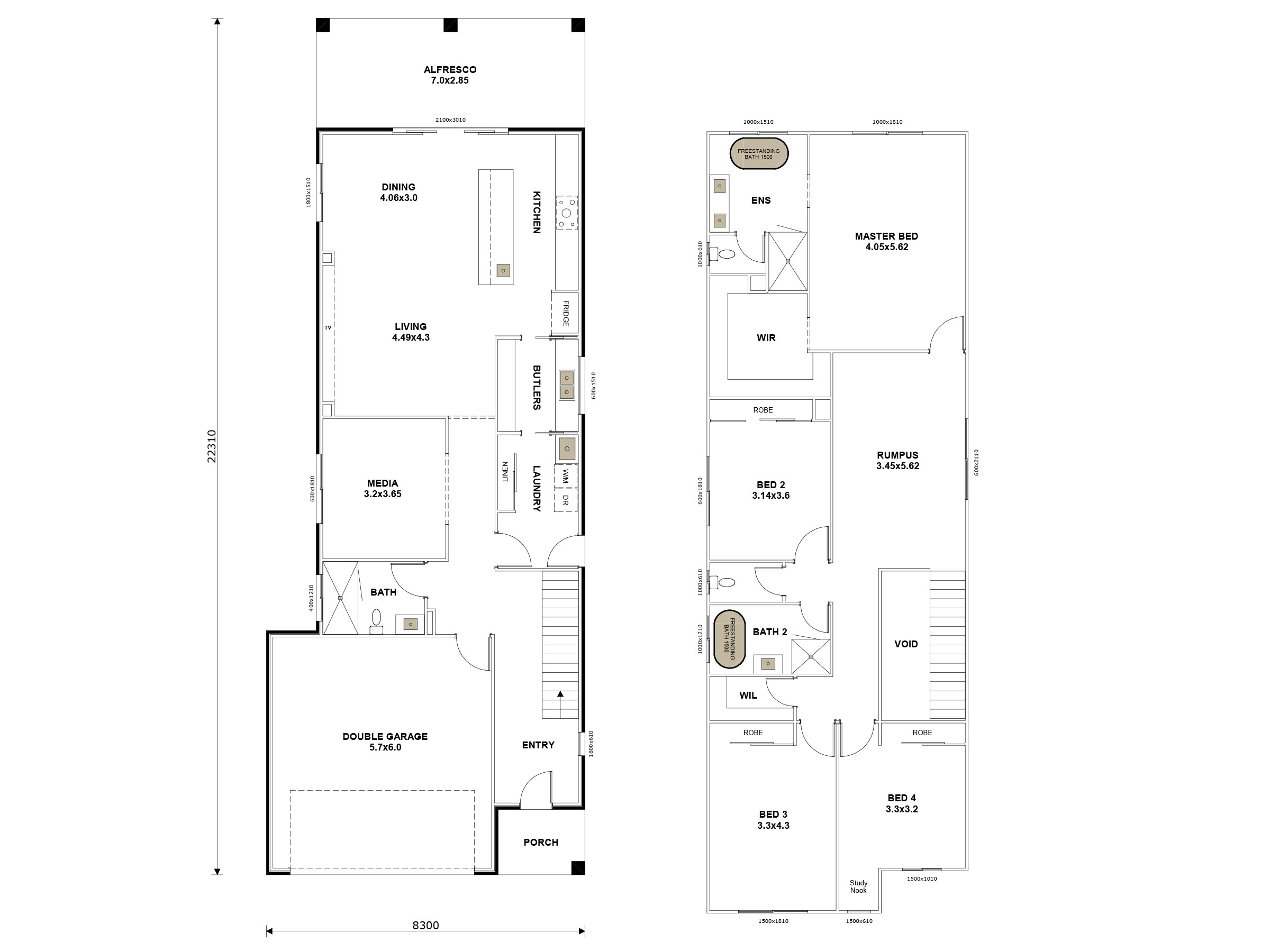 Newry 300 Floor Plan