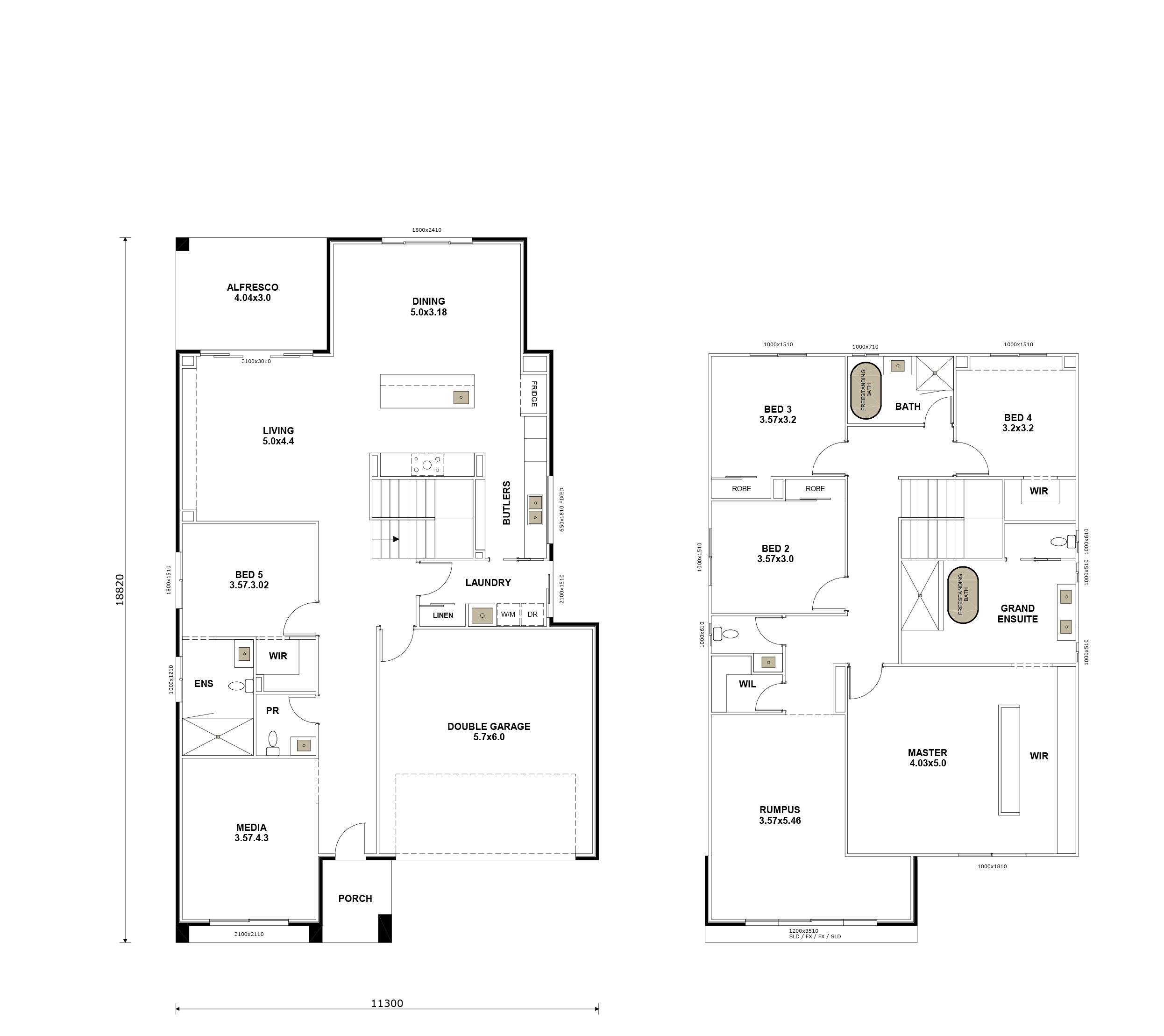 Santorini 331 Floor Plan