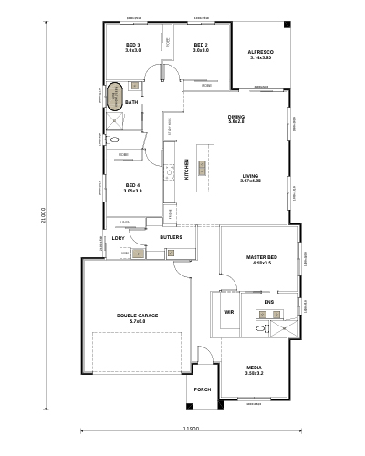 Aspire 213 Floor Plan
