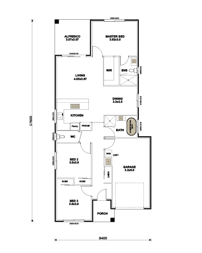 Bella 132 Floor Plan