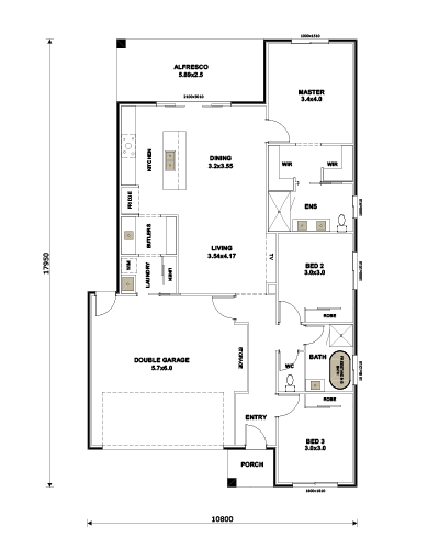 Endeavour 173 Floor Plan
