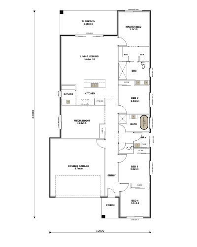 Endeavour 210 Floor Plan