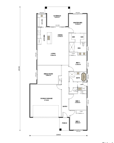 Endeavour 211 Floor Plan