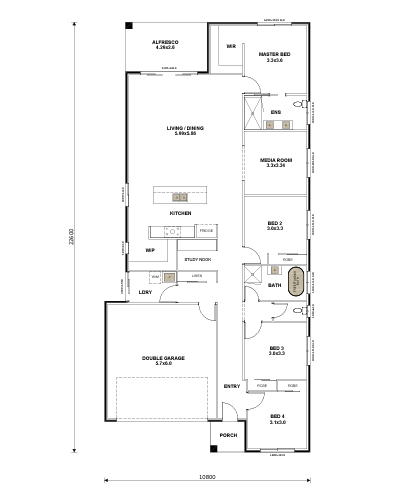 Fraser 219 Floor Plan