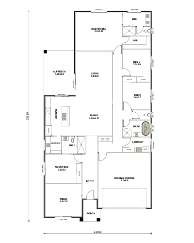 Glen 252 Floor Plan