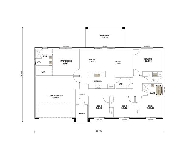 Hideaway 210 Floor Plan