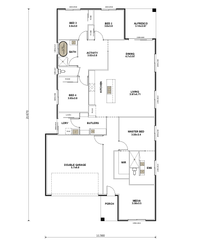 iAspire 215 Floor Plan