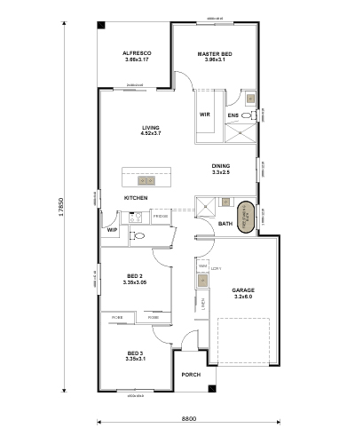 iBella 143 Floor Plan
