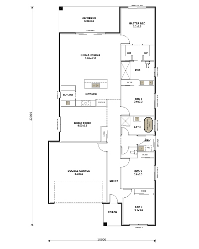 iEndeavour 210 Floor Plan