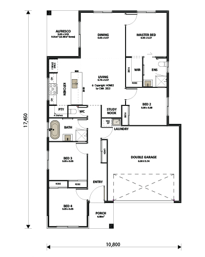 iStart 168 Floor Plan