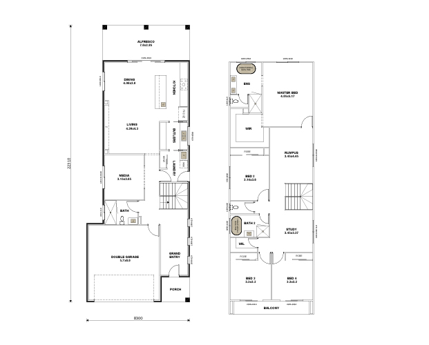Newry 302 (Alt E) Floor Plan